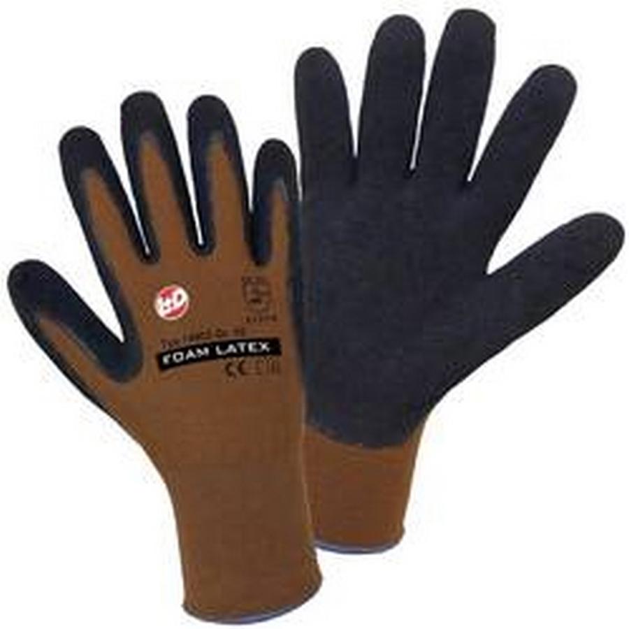 Pracovní rukavice L+D worky Nylon Latex FOAM 14902-BN, velikost rukavic: 10, XL