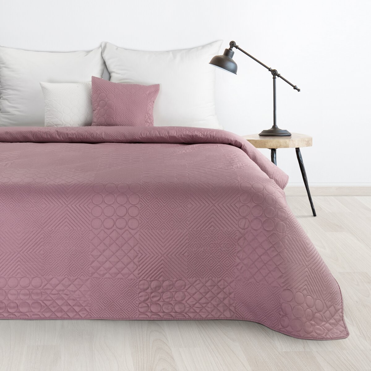 Přehoz na sedačku - pohovku - postel BONITA růžová 200x220 cm Mybesthome