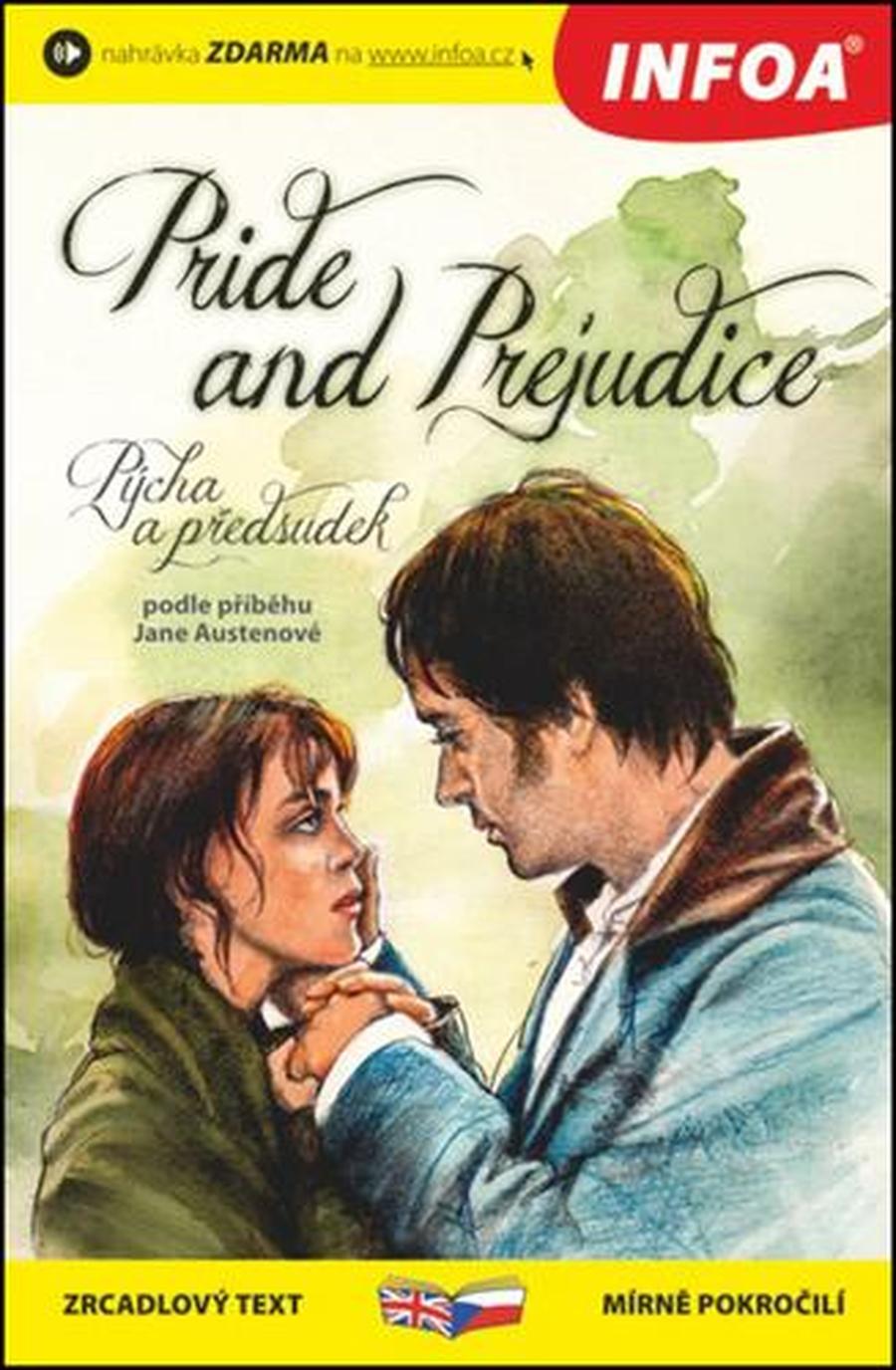 Pride and Prejudice/Pýcha a předsudek -- zrcadlový text mírně pokročilí