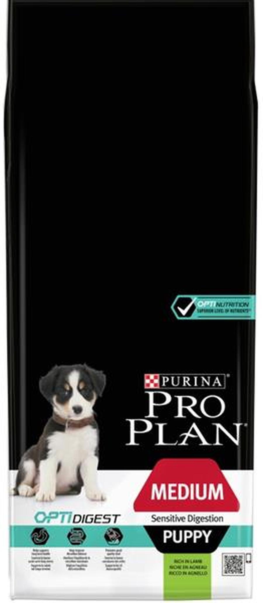 Pro Plan Optidigest Medium Puppy s jehněčím 12kg