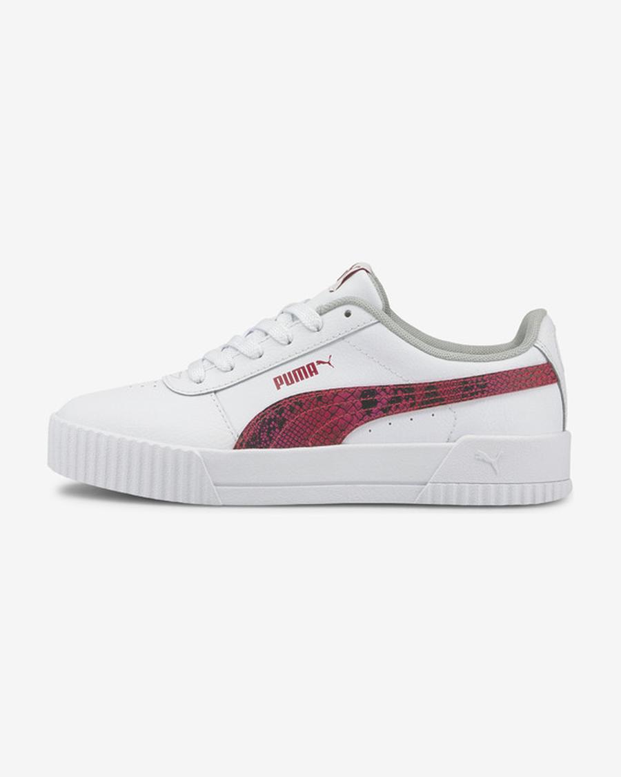 Puma Carina L Snake Tenisky Bílá