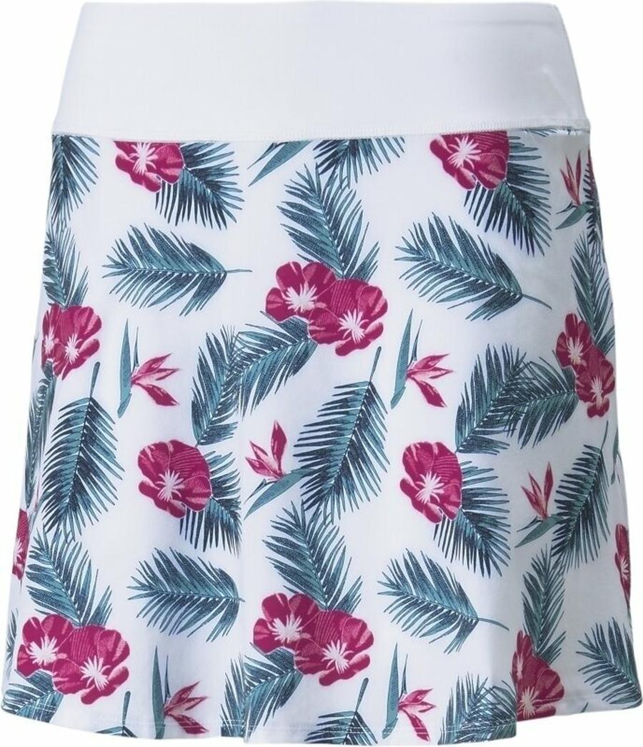 Puma PWRSHAPE Paradise Skirt Bright White/Festival Fuchsia L