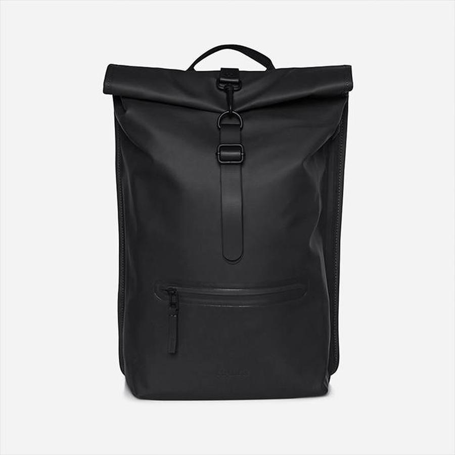 Rains Rolltop Rucksack 13160 BLACK