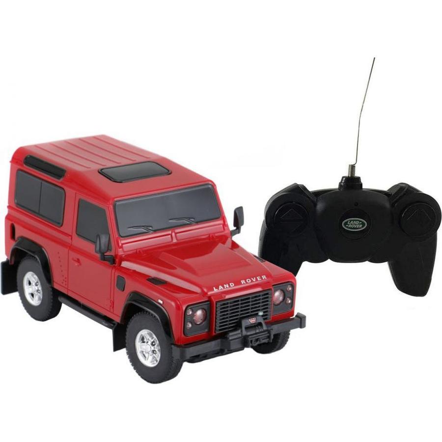 Rastar RC auto 1:24 Land Rover Defender červený