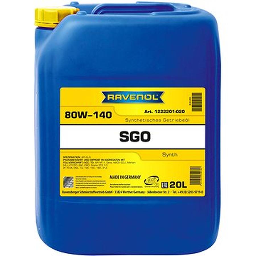 RAVENOL Getriebeöl SGO SAE 80W-140 GL-5; 20 L