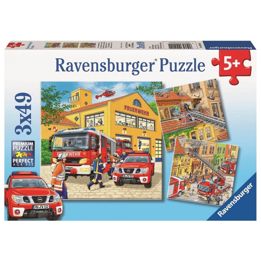 Ravensburger Puzzle 94011 Hasiči 3x49 dílků