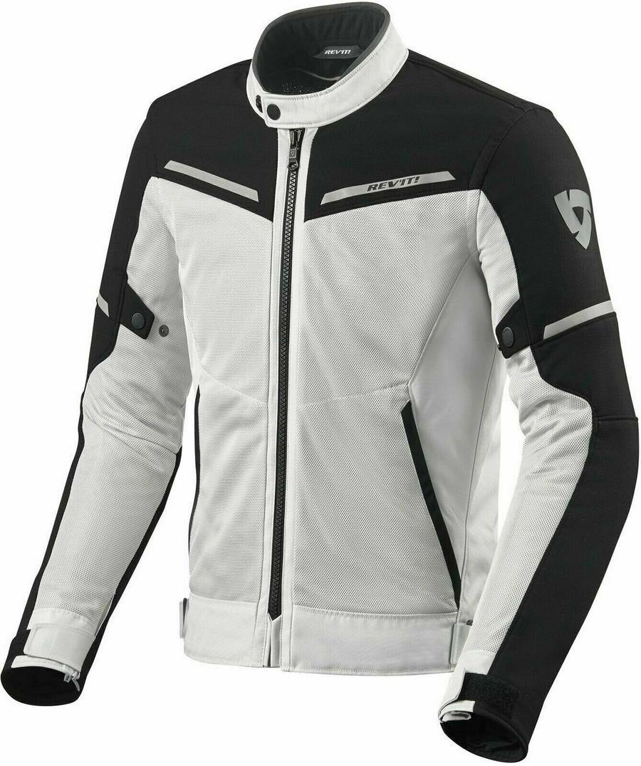 Rev'it! Airwave 3 Silver/Black 2XL Textilní bunda