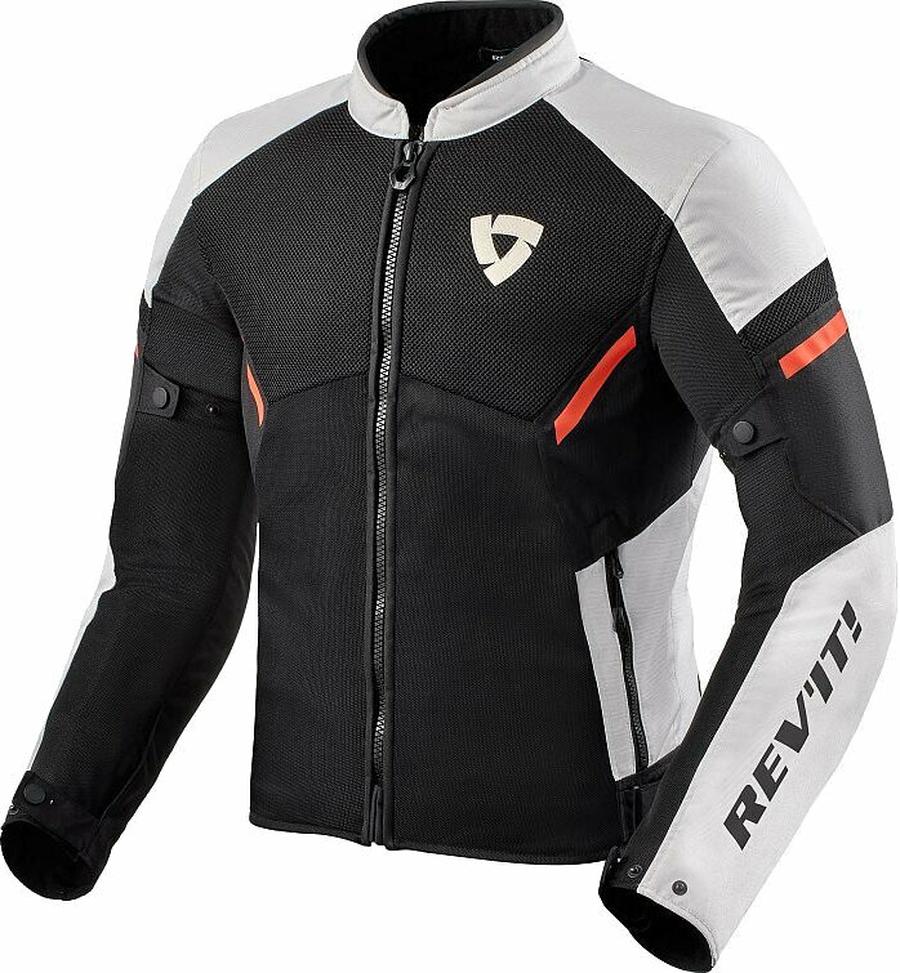 Rev'it! Jacket GT-R Air 3 White/Neon Red 3XL Textilní bunda