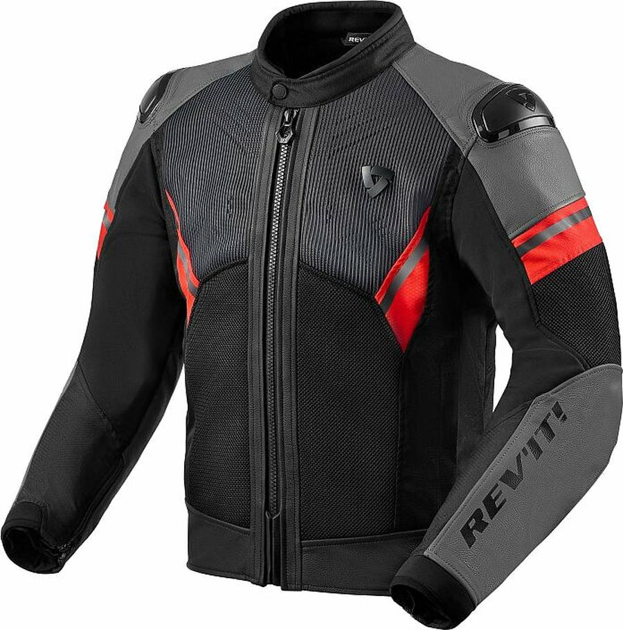 Rev'it! Jacket Mantis 2 H2O Black/Red 3XL Textilní bunda