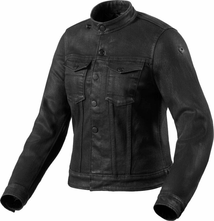 Rev'it! Trucker Ladies Black S Textilní bunda