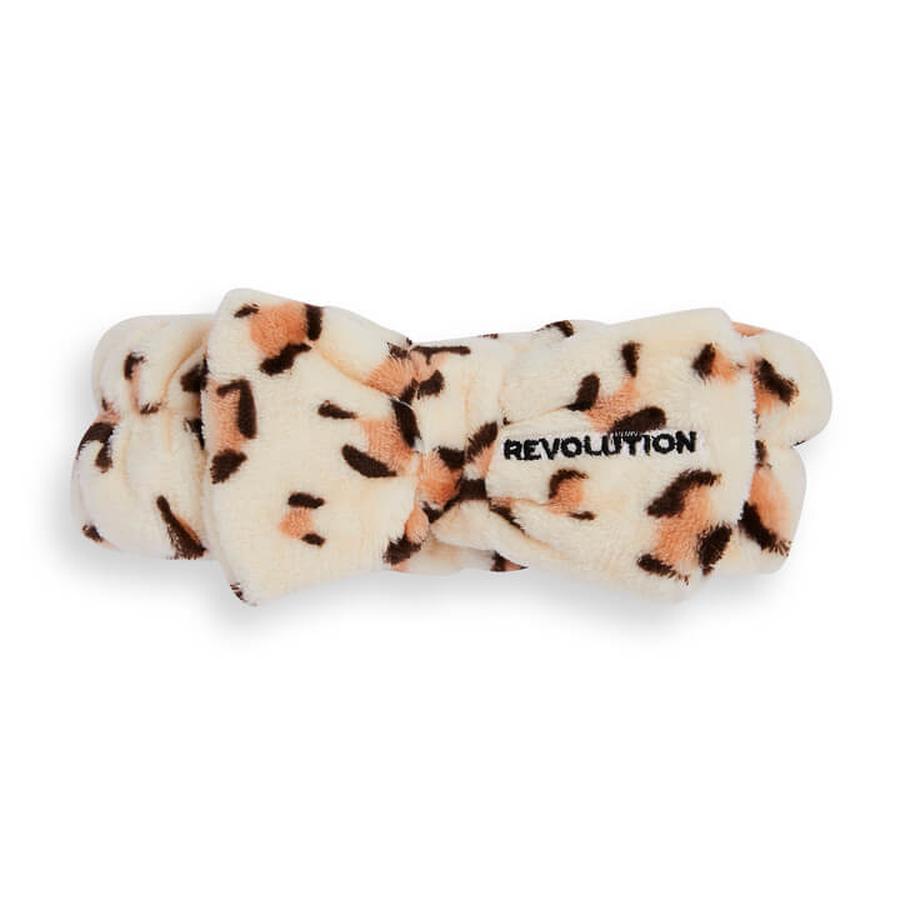 Revolution Skincare Kosmetická čelenka Luxe Leopard Print