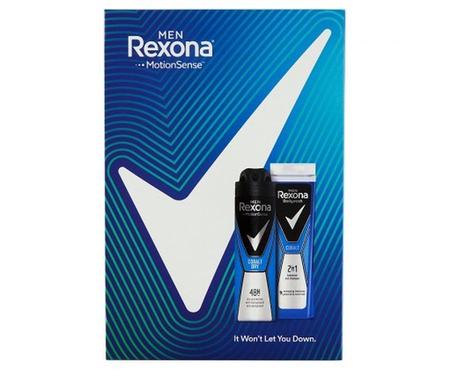 Rexona Men Cobalt Dry vánoční kazeta 2 ks