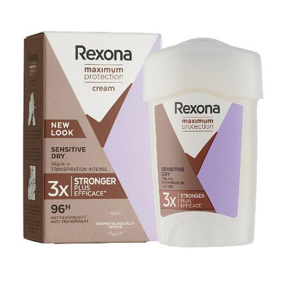 Rexona Tuhý deodorant Woman Maximum Protection Sensitive Dry 45 ml