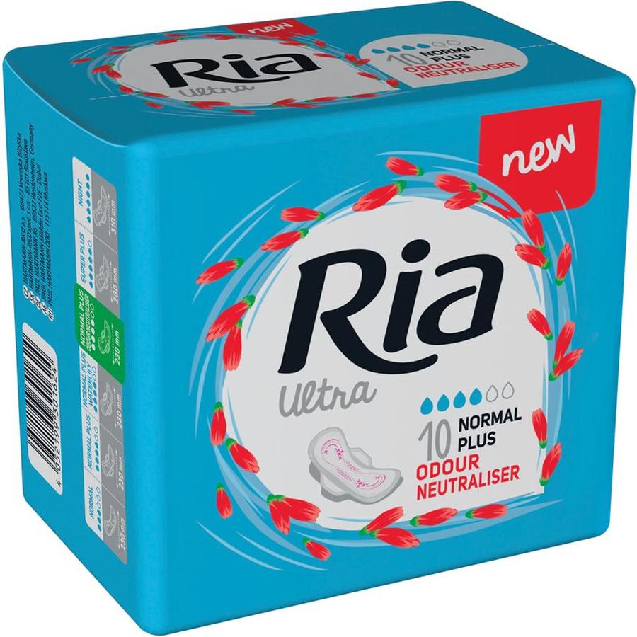 Ria Ultra Normal Plus Odour Neutraliser vložky 10 ks