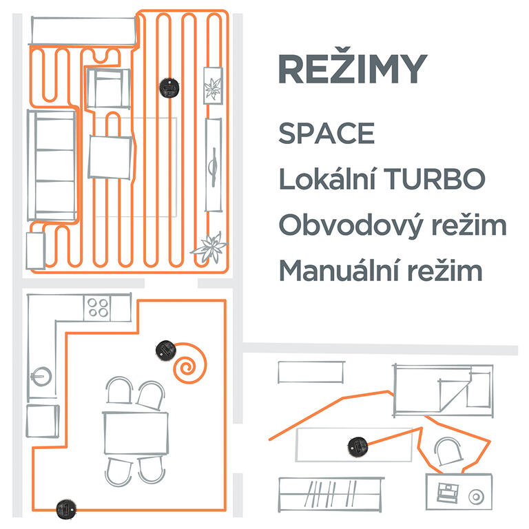 Robotický vysavač s mopem RoboCross Space Aqua