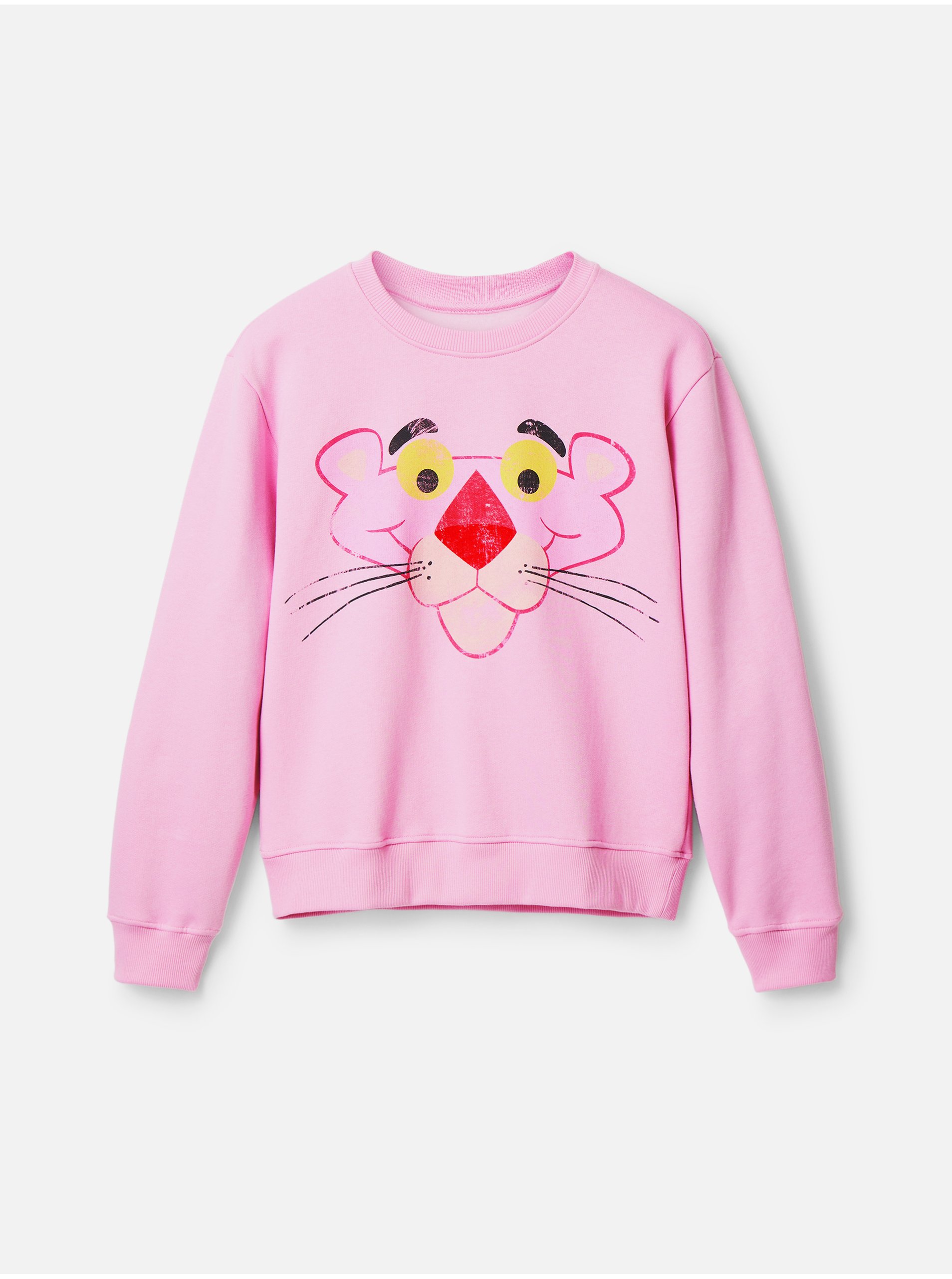 Růžová dámská mikina Desigual Pink Panther