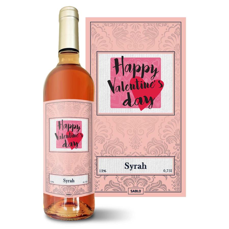 Růžové víno SABLIO - Happy Valentine’s day 0,75 l