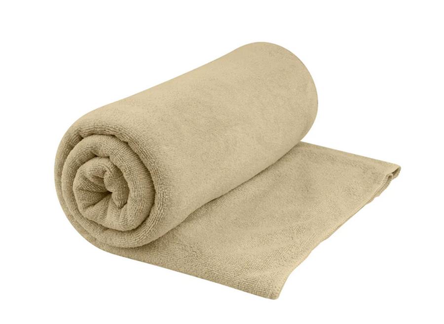 Rychleschnoucí ručník Sea To Summit Drylite Towel Desert brown XL