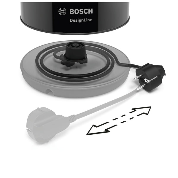 Rychlovarná konvice Bosch TWK3P423, černá, 1,7l