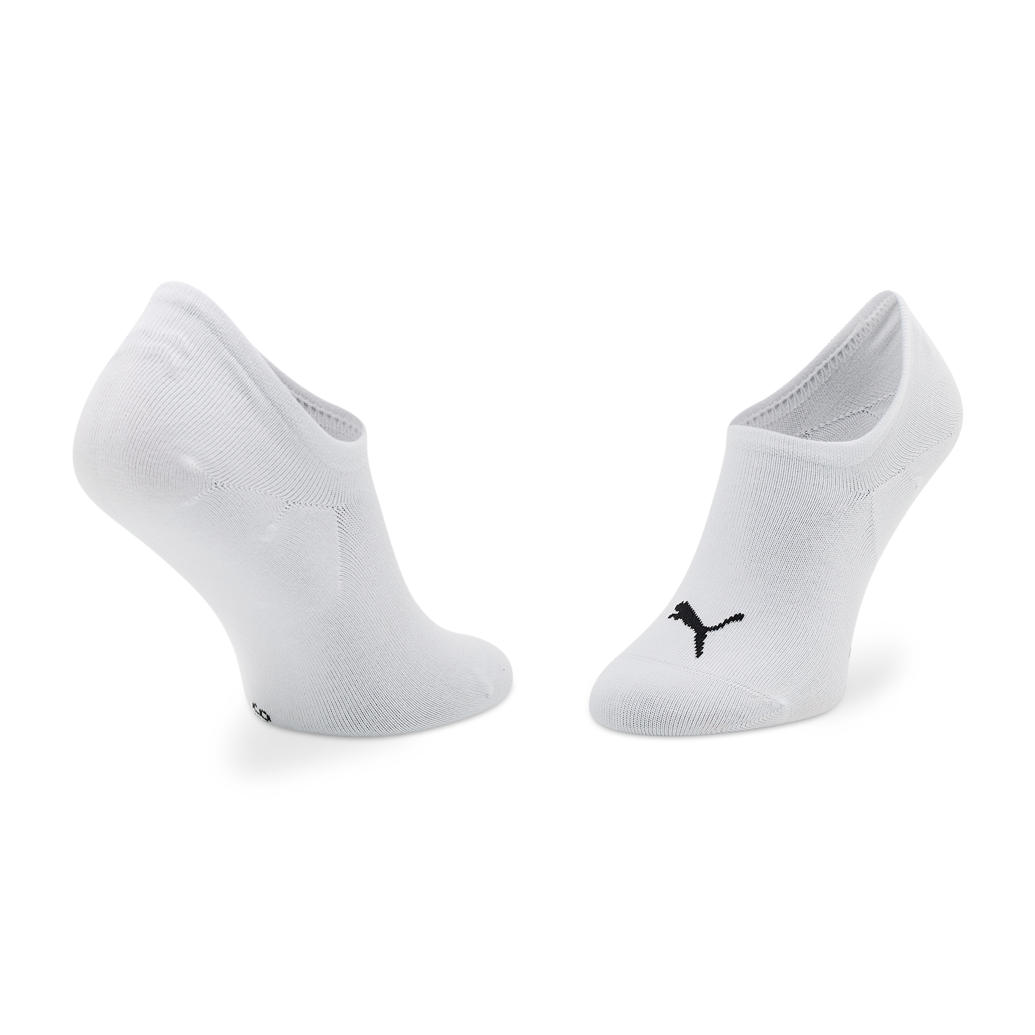 Sada 2 párů nízkých ponožek unisex PUMA - 907981 02 White 002