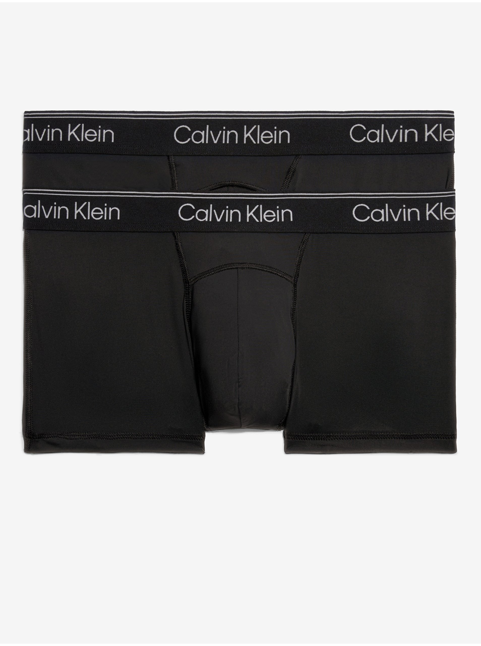 Sada dvou černých boxerek v černé barvě s elastickým lemem 2PK Calvin Klein Underwear