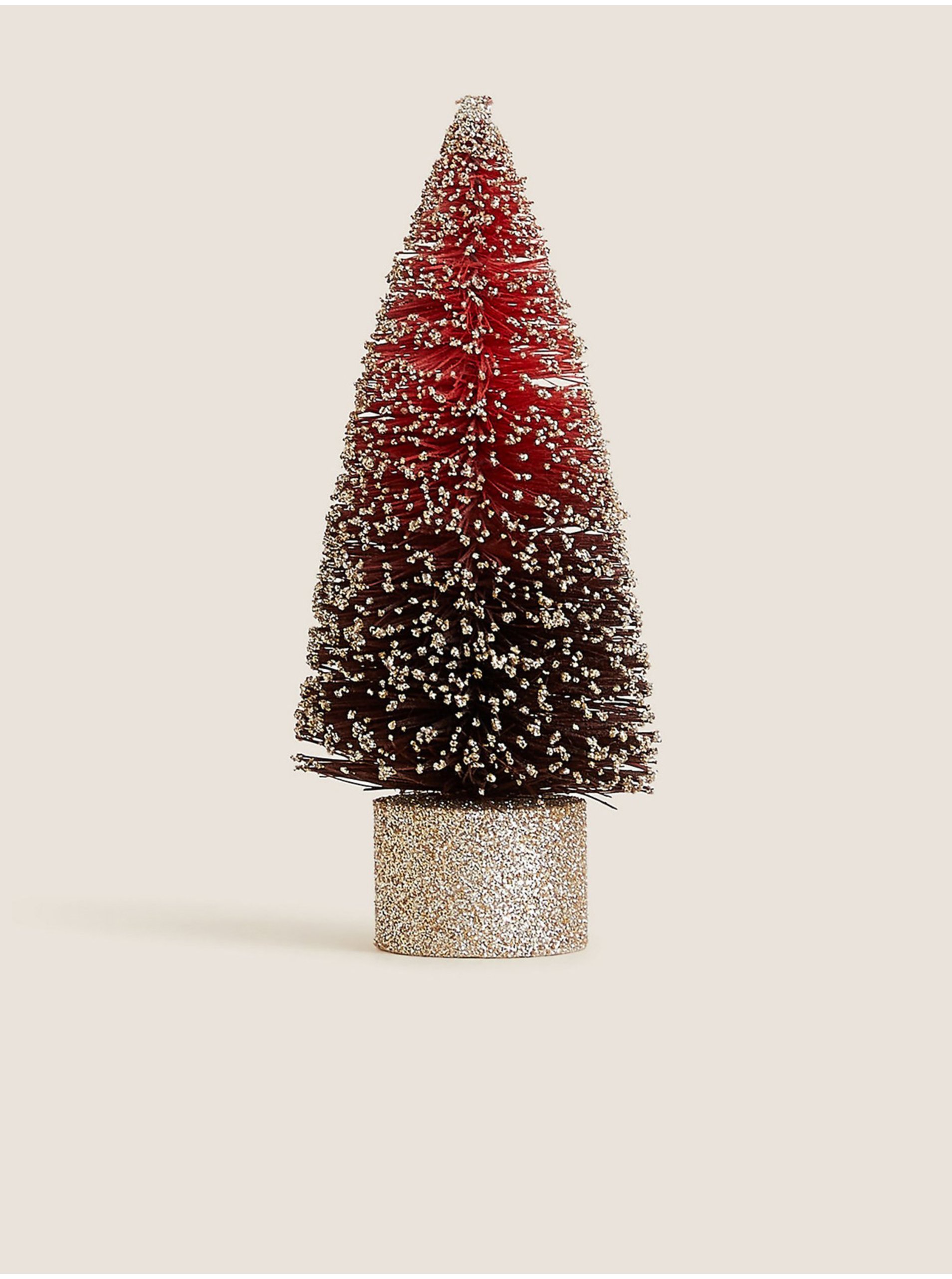 Sada tří kusů vánočních dekorací v červeno-černé barvě Marks & Spencer