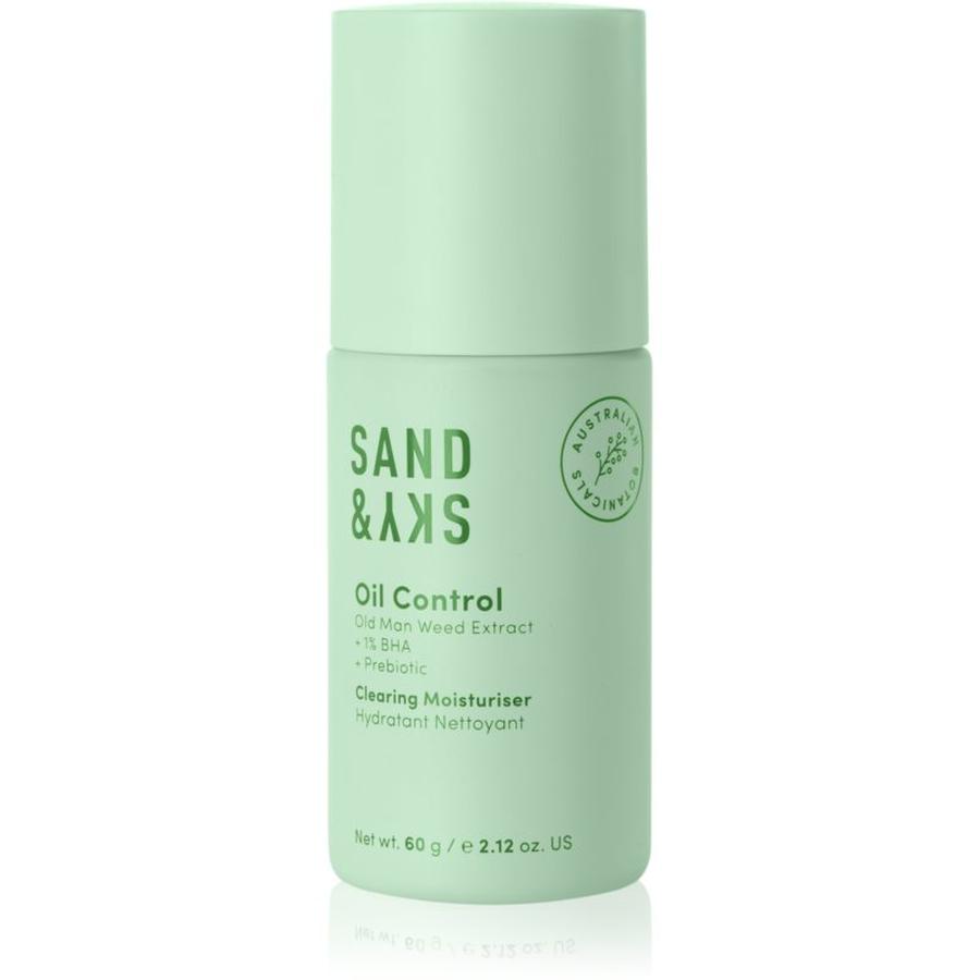 Sand & Sky Oil Control Clearing Moisturiser lehký hydratační fluid na redukci mastnoty pleti 60 g