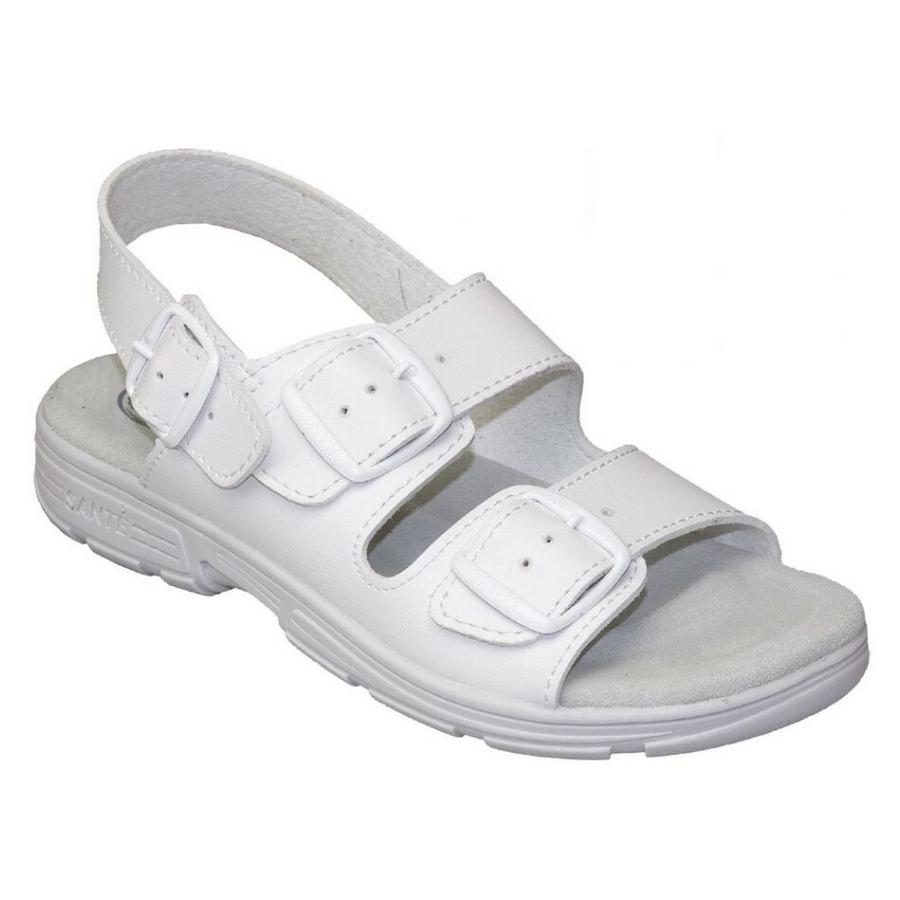 SANTÉ Dámské sandále bílé 1 pár, Velikost obuvi: 37