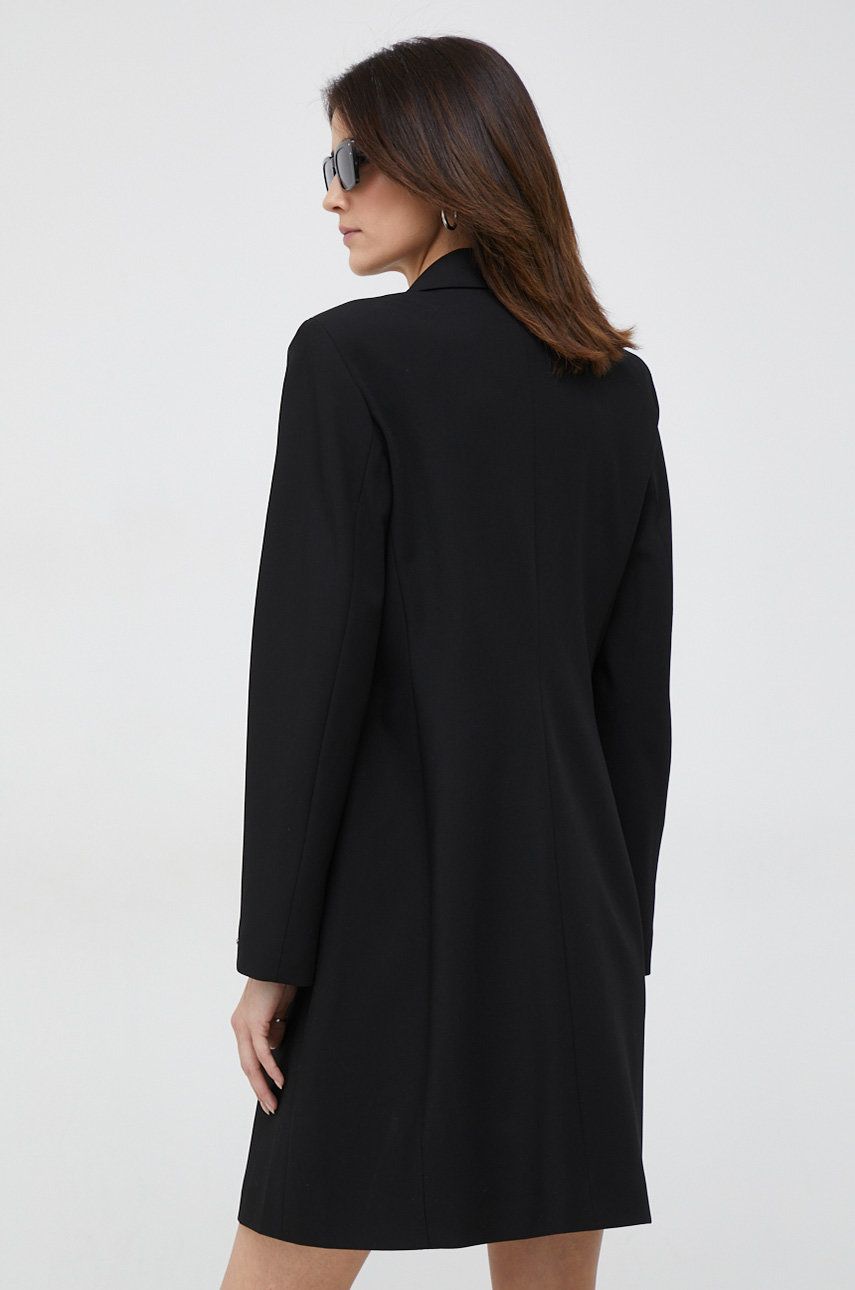 Šaty Tommy Hilfiger černá barva, mini