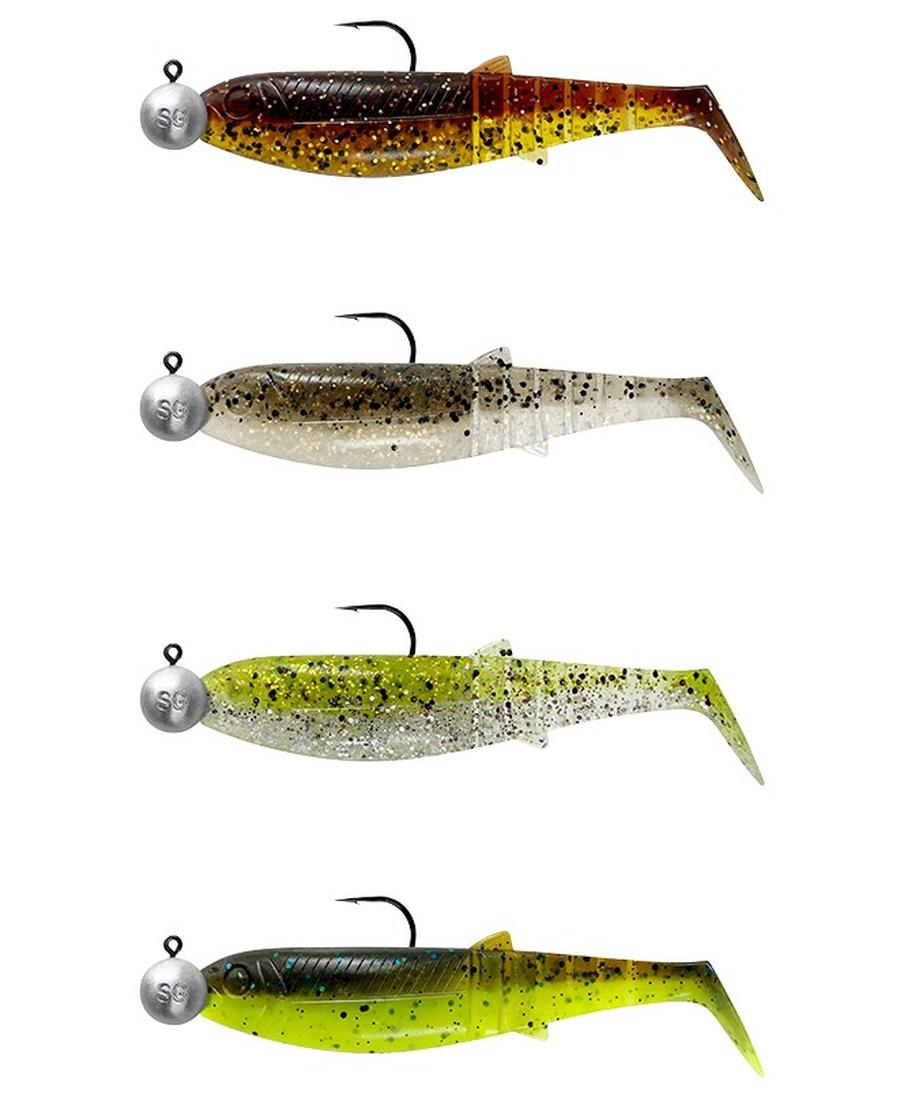 Savage Gear Gumová Nástraha Cannibal Shad Clearwater Mix 4+4 Počet kusů: 4ks, Gramáž: 5g, #1/0, Délka cm: 6,8cm