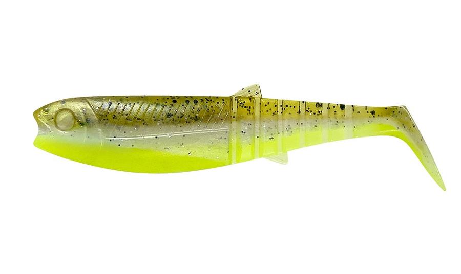 Savage Gear Gumová Nástraha Cannibal Shad Green Pearl Yellow Hmotnost: 9g, Délka cm: 10cm