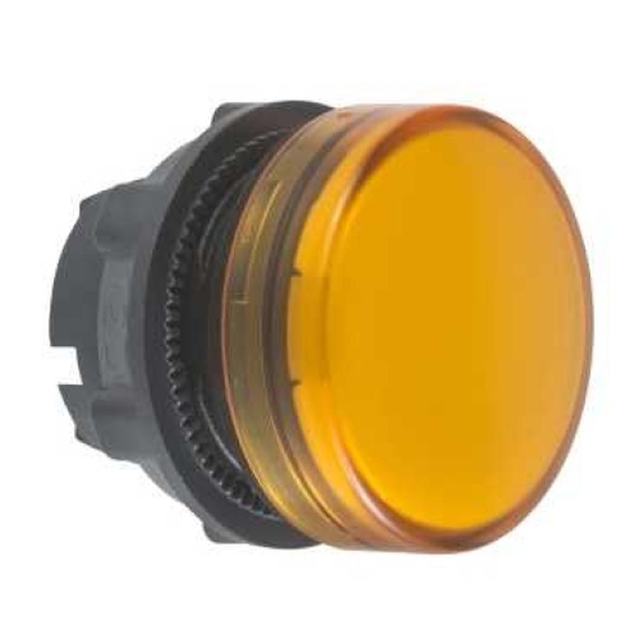 Schneider Electric Harmony hlavice signální oranžová plná čočka pro LED ZB5AV053