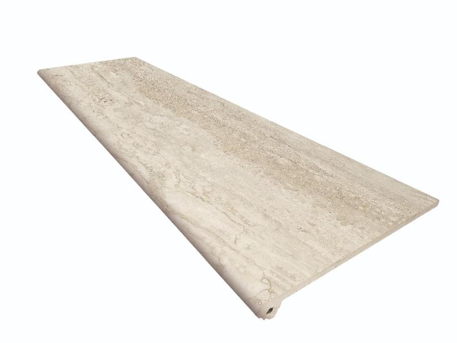 Schodovka Exagres Marbles travertino 33x120x3 cm, mat MARBLESPF120TR