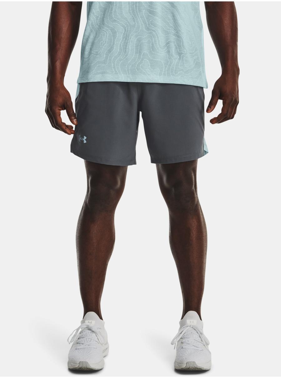 Šedé pánské kraťasy Under Armour UA LAUNCH 7'' SHORT