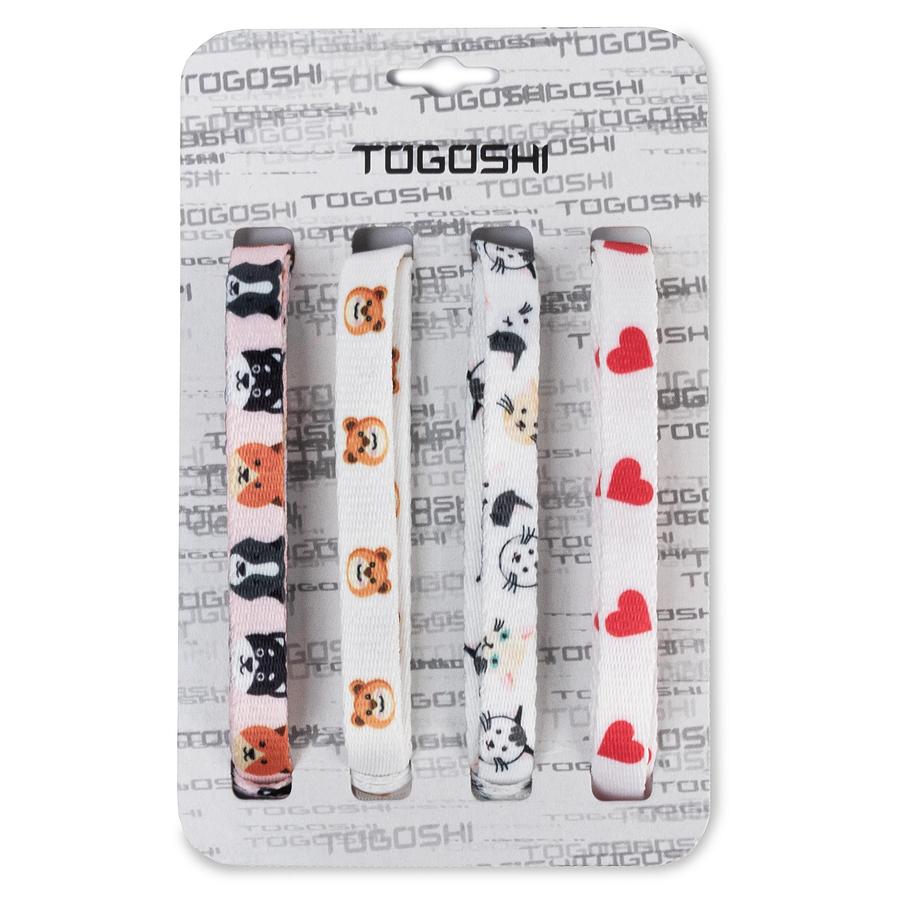 Set tkaniček do bot TOGOSHI - TG-LACES-120-4-WOMEN-005 Barevná Bílá