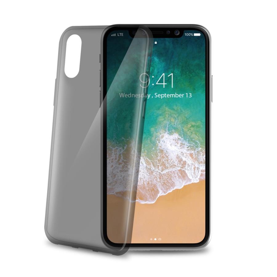 Silikonové pouzdro CELLY Ultrathin pro Apple iPhone X, černé