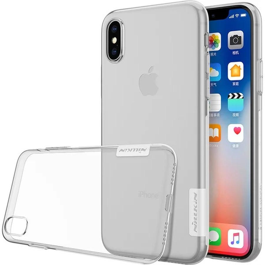 Silikonové pouzdro Nillkin Nature pro Apple iPhone X/XS, čirá