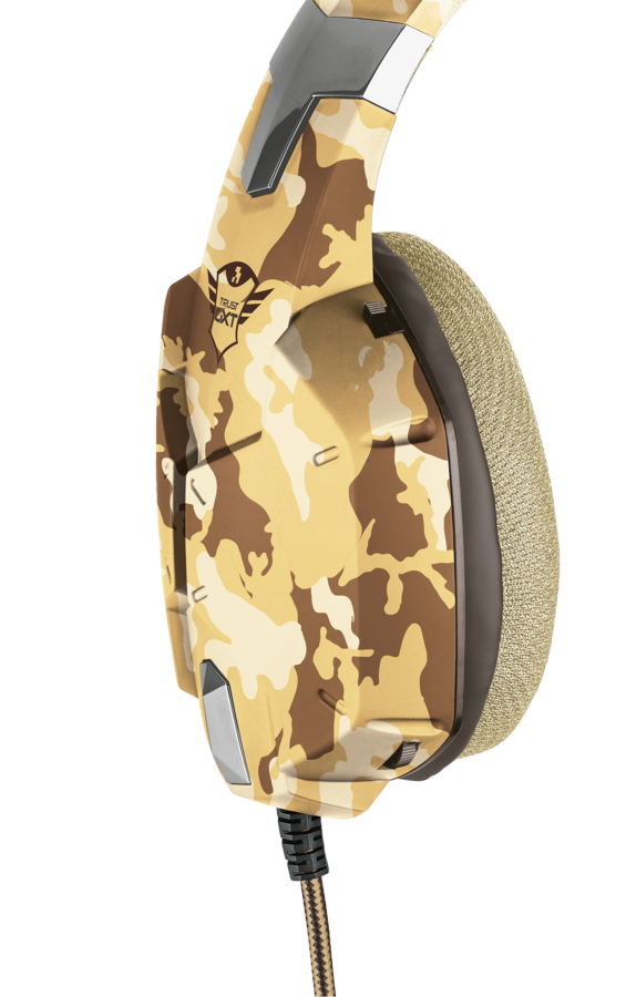 Sluchátka TRUST GXT 322D Carus Gaming Headset - desert camo