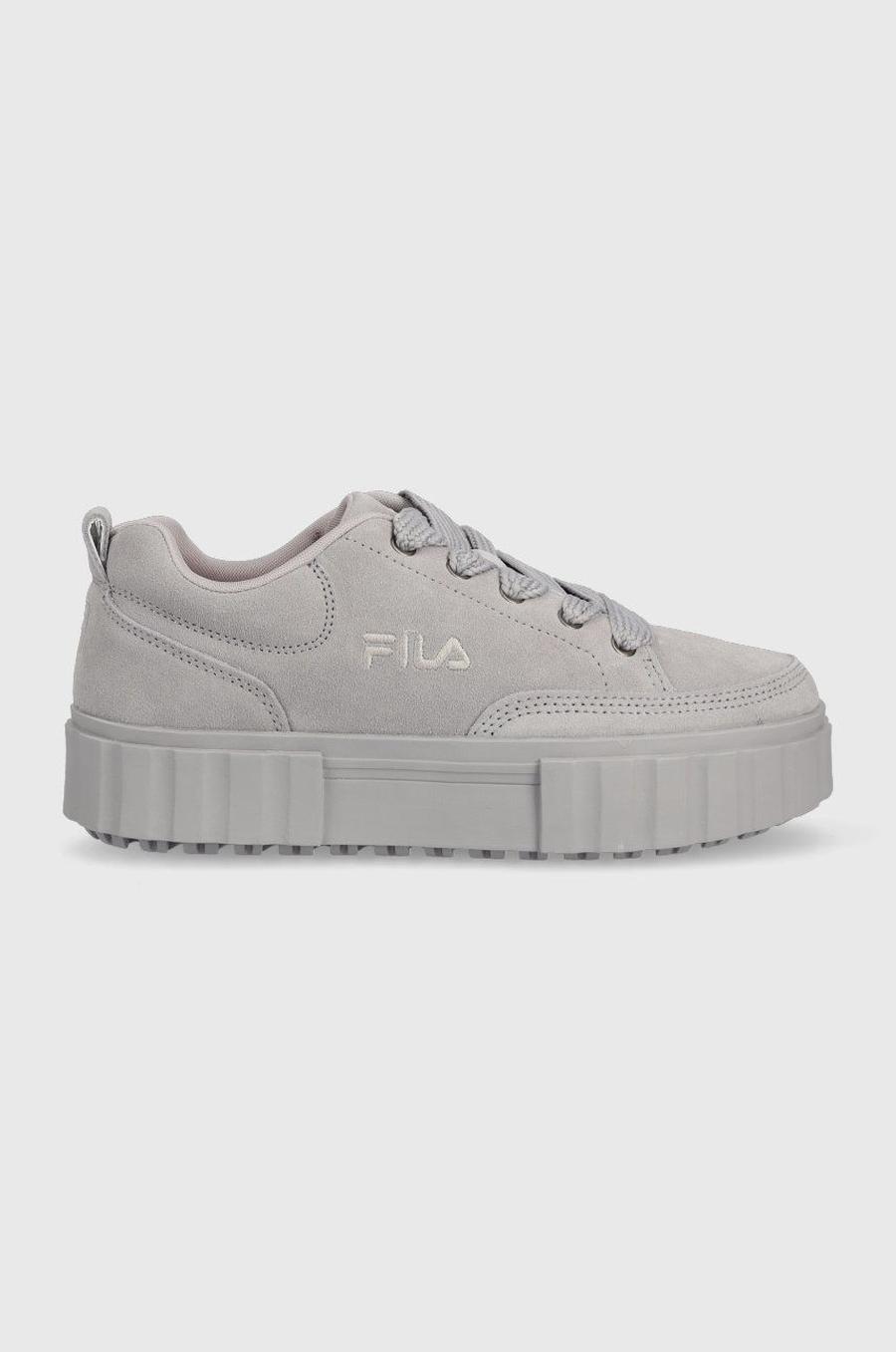 Sneakers boty Fila Sandblast S šedá barva