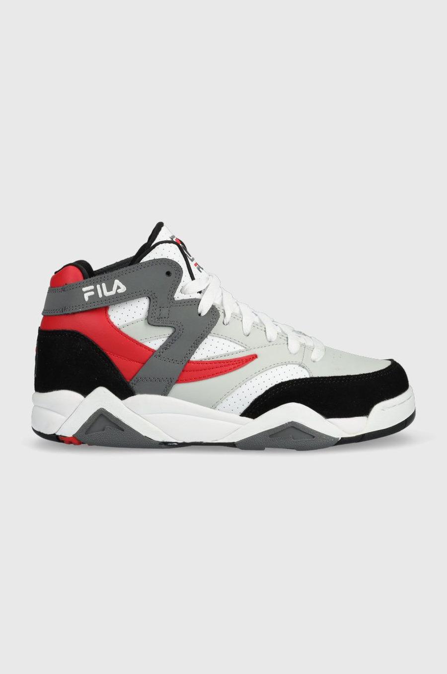 Sneakers boty Fila šedá barva