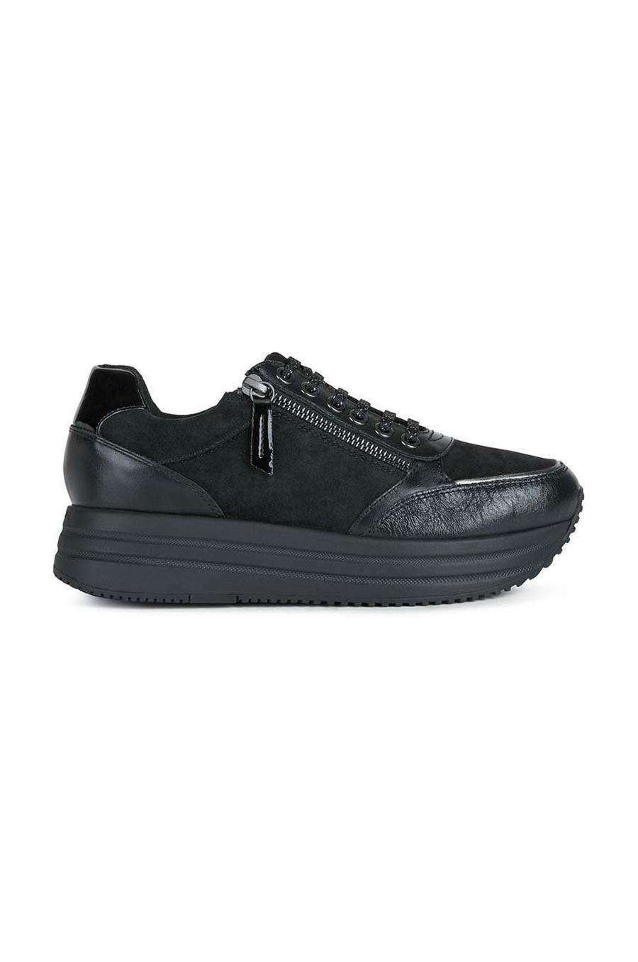 Sneakers boty Geox D KENCY A černá barva, D16QHA-022CF-C9999