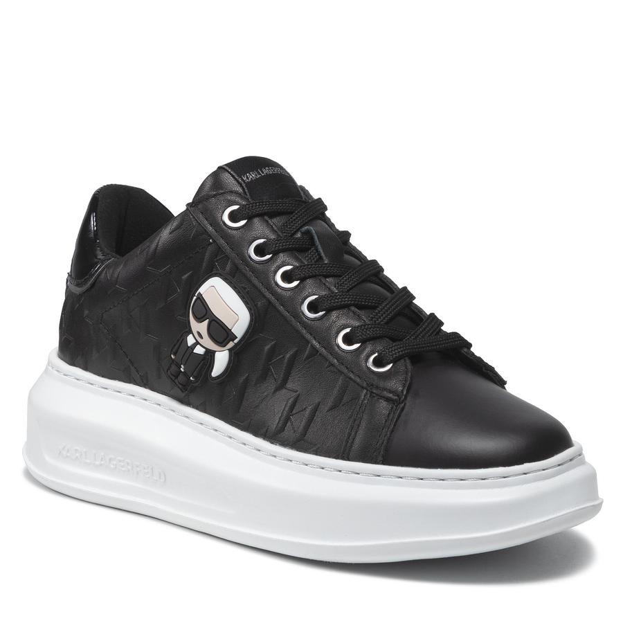 Sneakersy KARL LAGERFELD - KL62549 Black Lthr