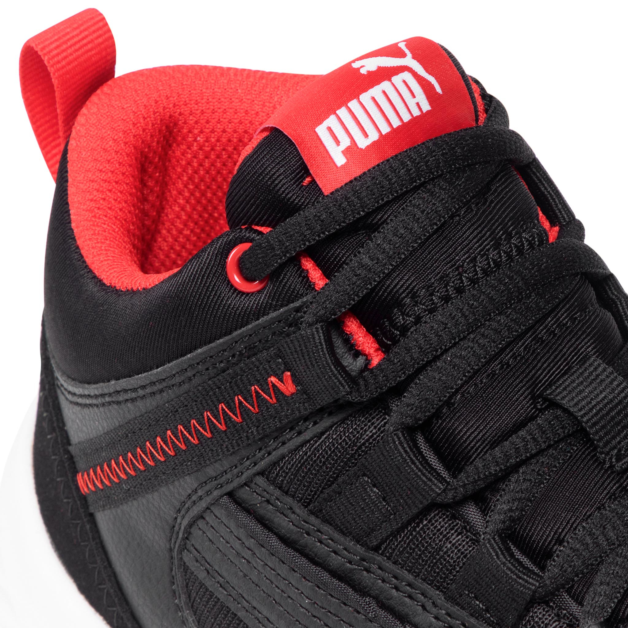 Sneakersy Puma - Rebound Future Evo Jr 385583 02 Black/High Risk Red/White