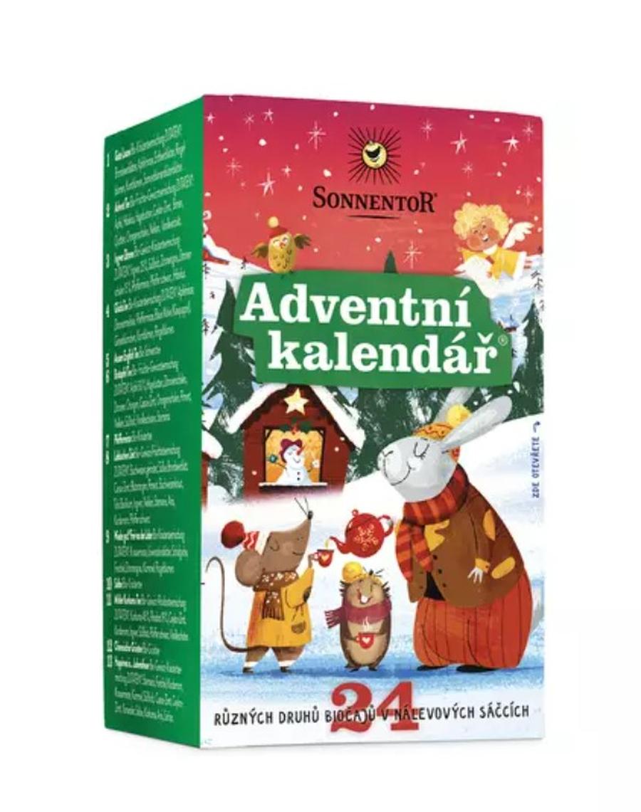 Sonnentor Adventní kalendář čajů 24 sáčků BIO