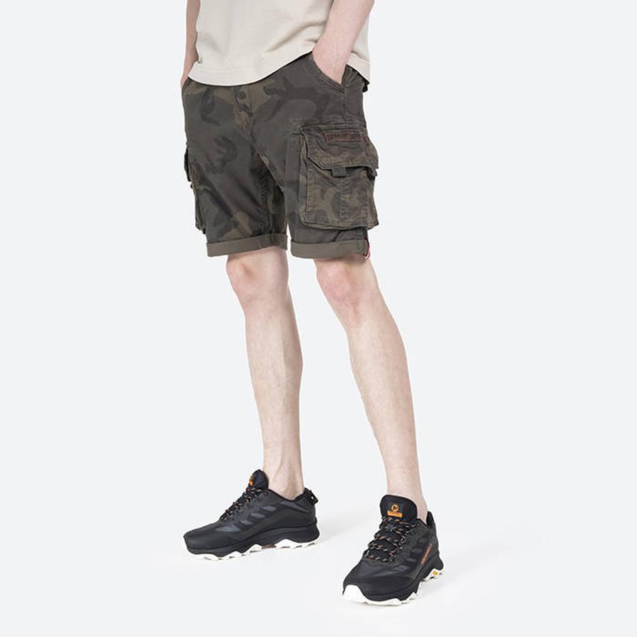 Šortky Alpha Industries Crew Short Camo 196201 415