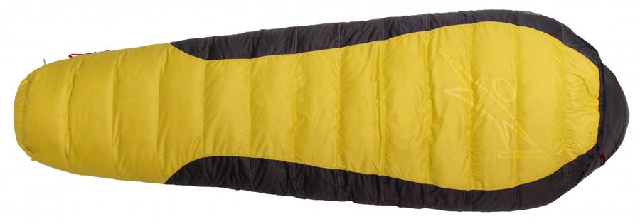 Spacák Warmpeace VIKING 1200 170 cm yellow/grey/black levý