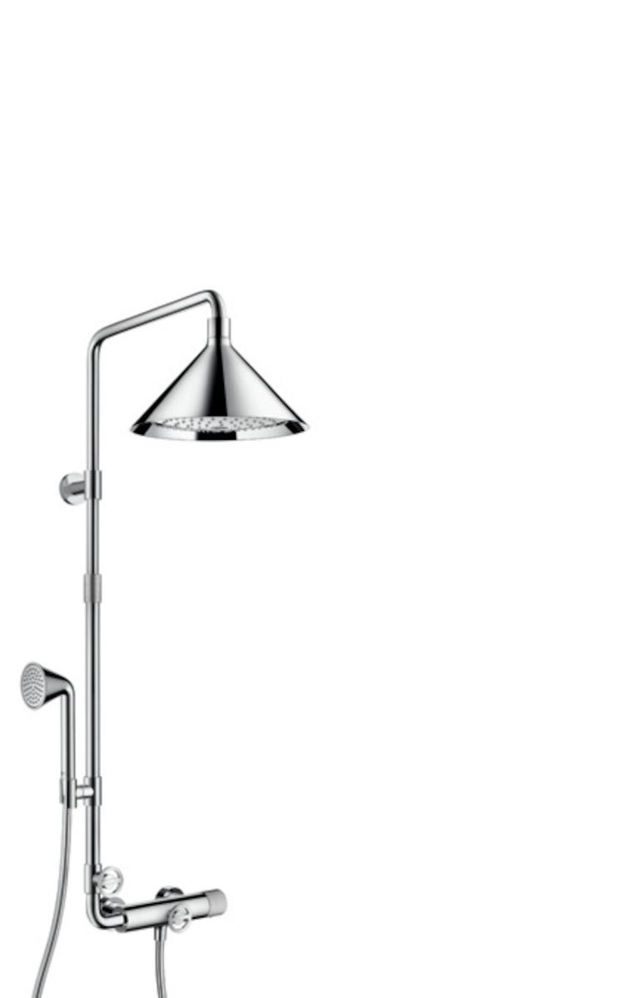 Sprchový systém Hansgrohe Axor Front s termostatickou baterií chrom 26020000