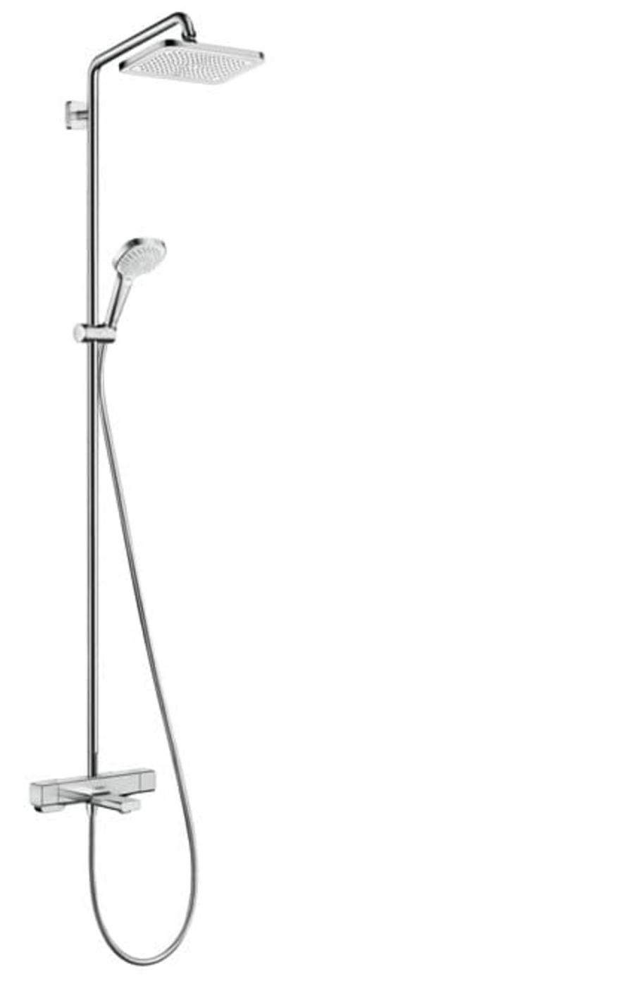 Sprchový systém Hansgrohe Croma s vanovým termostatem chrom 27687000