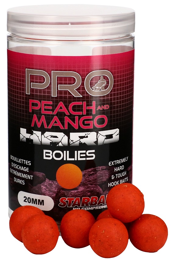 Starbaits Boilie Hard Baits Peach Mango 200g Hmotnost: 200g, Průměr: 24mm