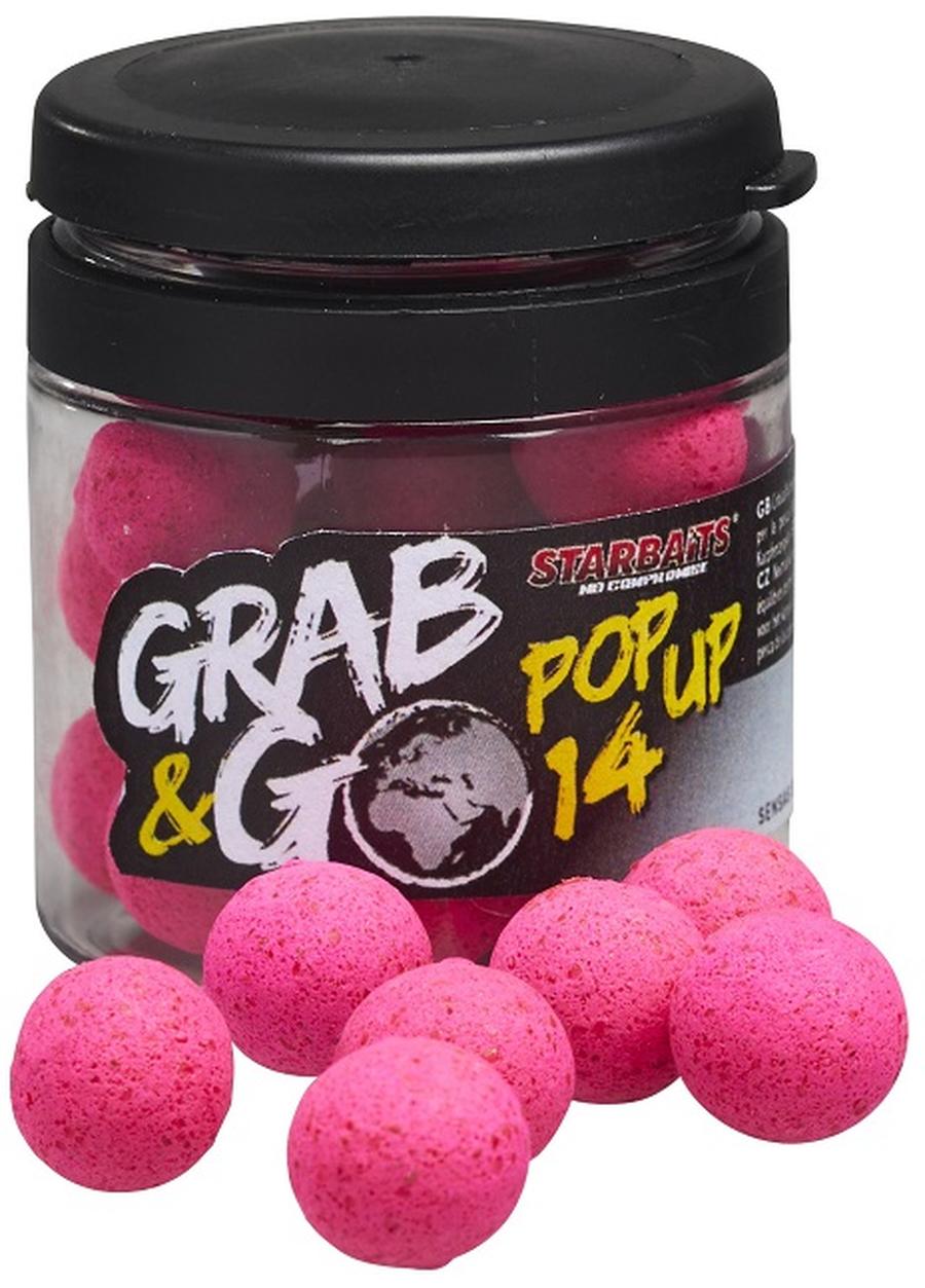 Starbaits Plovoucí Boilie POP-UP Global Strawberry Jam Hmotnost: 20g, Průměr: 14mm